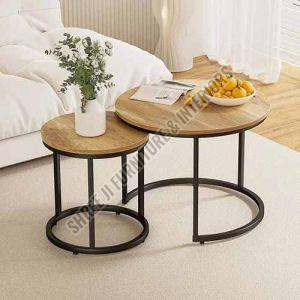  Round Pi Oak Coffee Table